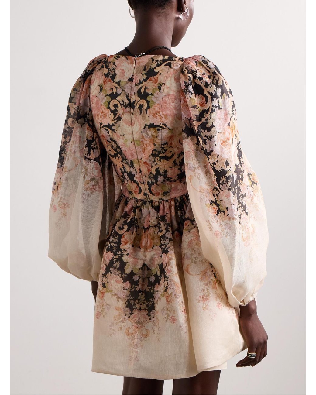 Zimmermann Natural Flowy Dress