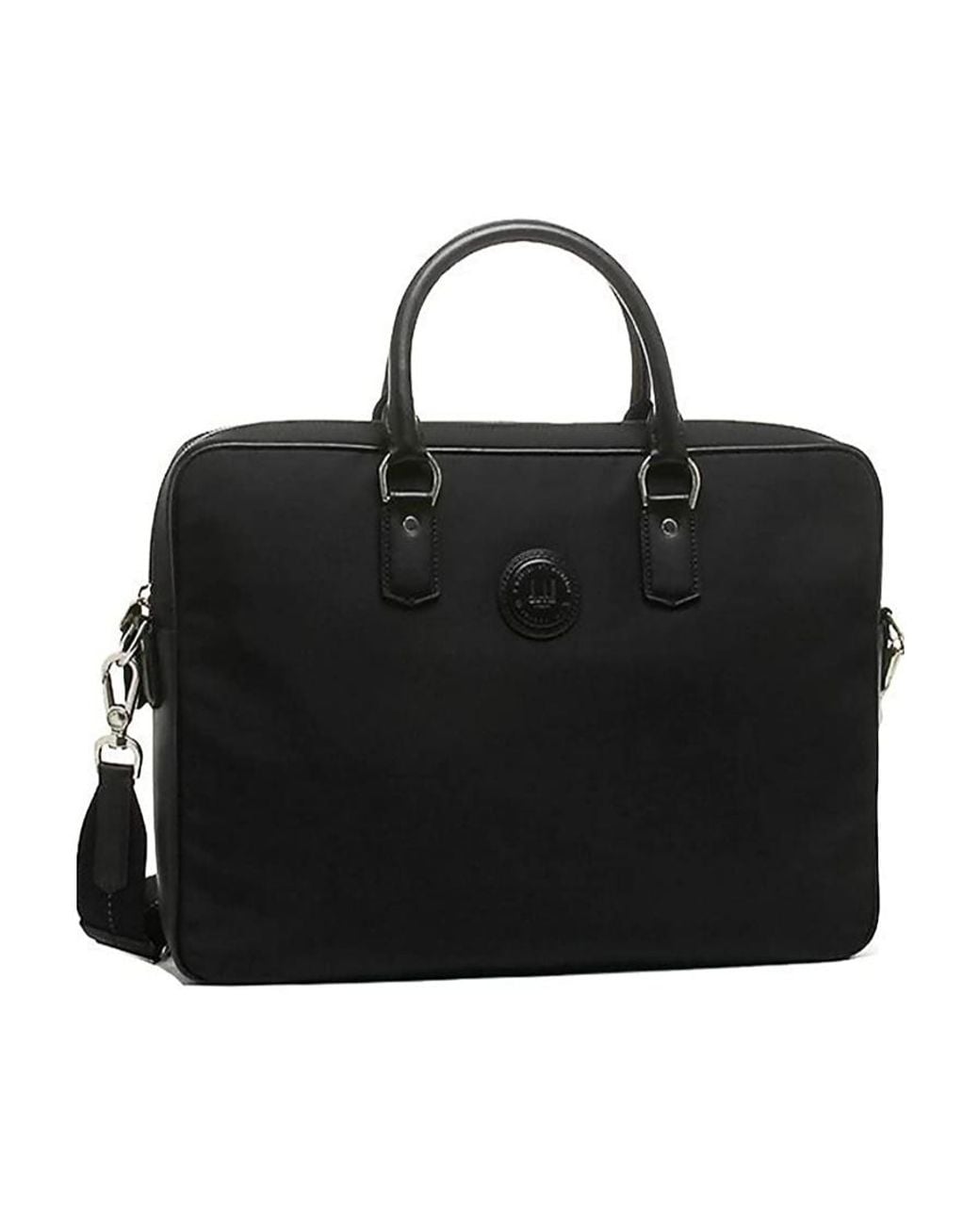 Dunhill Black Top Handle Briefcase for men
