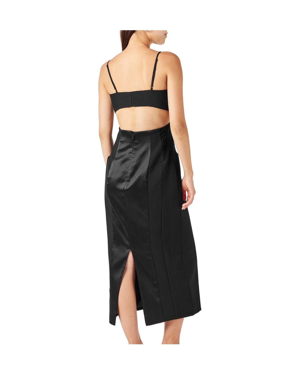 Isabel Marant Black Katana Structured Bodycon Dress
