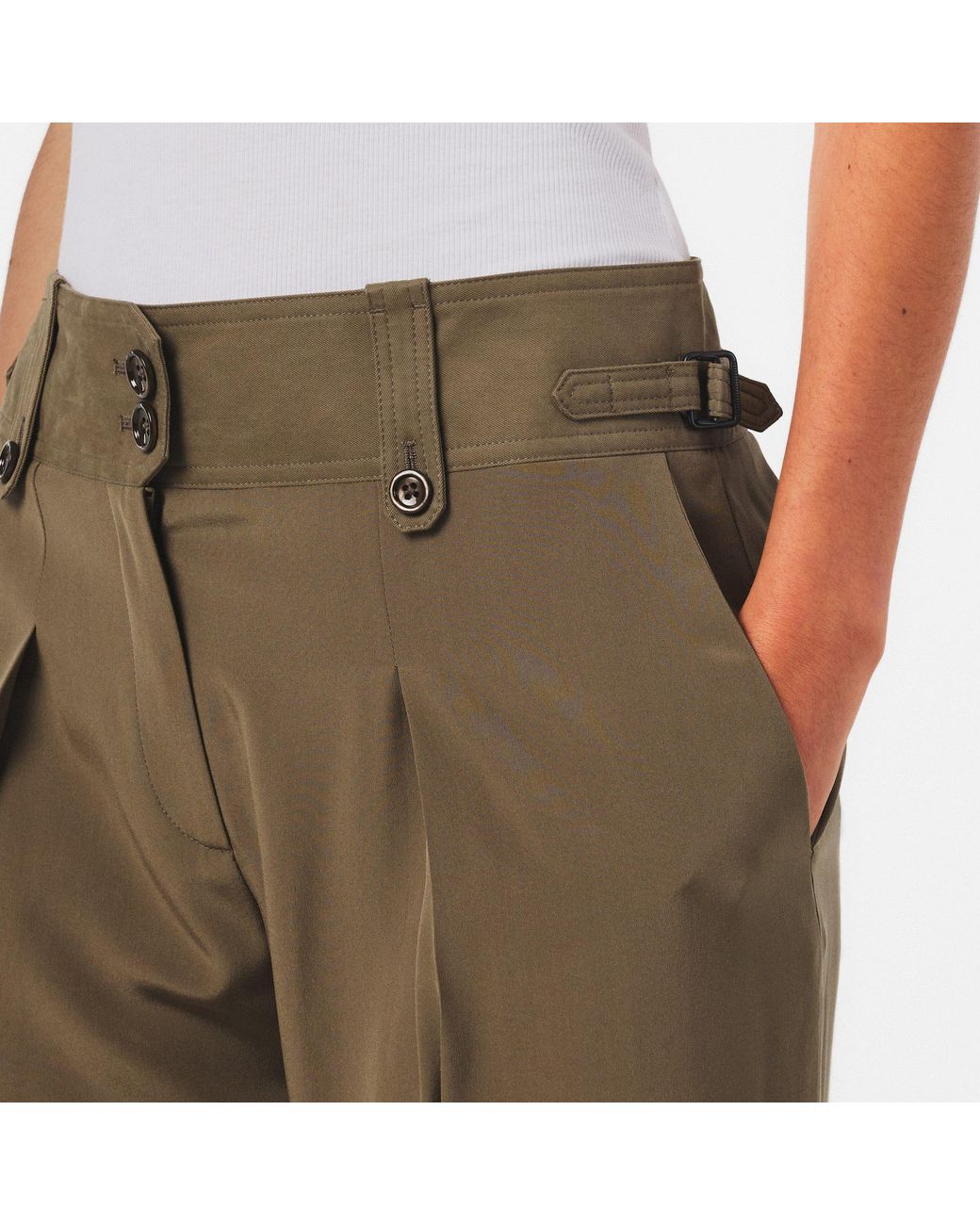 Tom Ford Natural Wide Leg Trousers