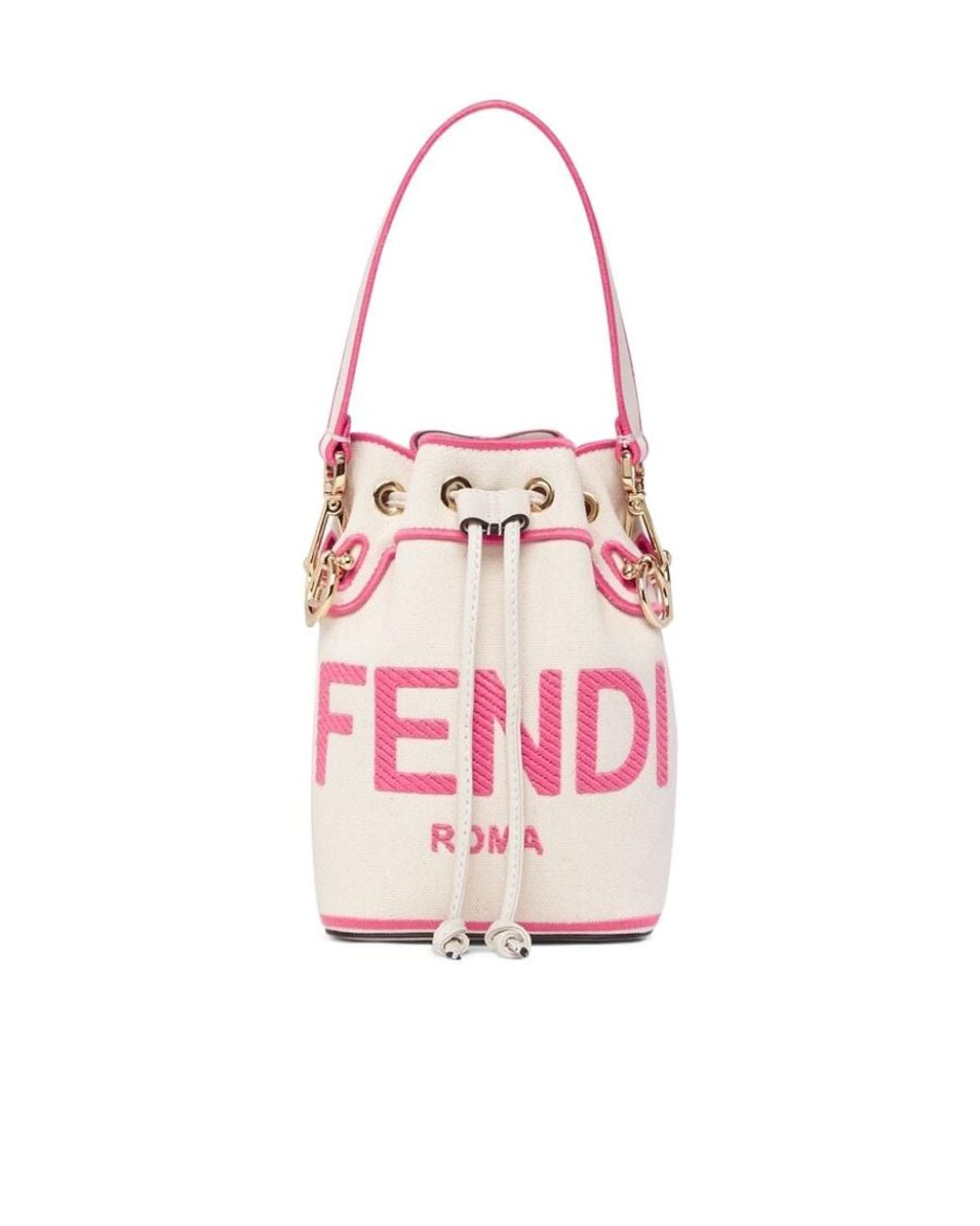 Fendi Pink Small Mon Tresor Bucket Bag