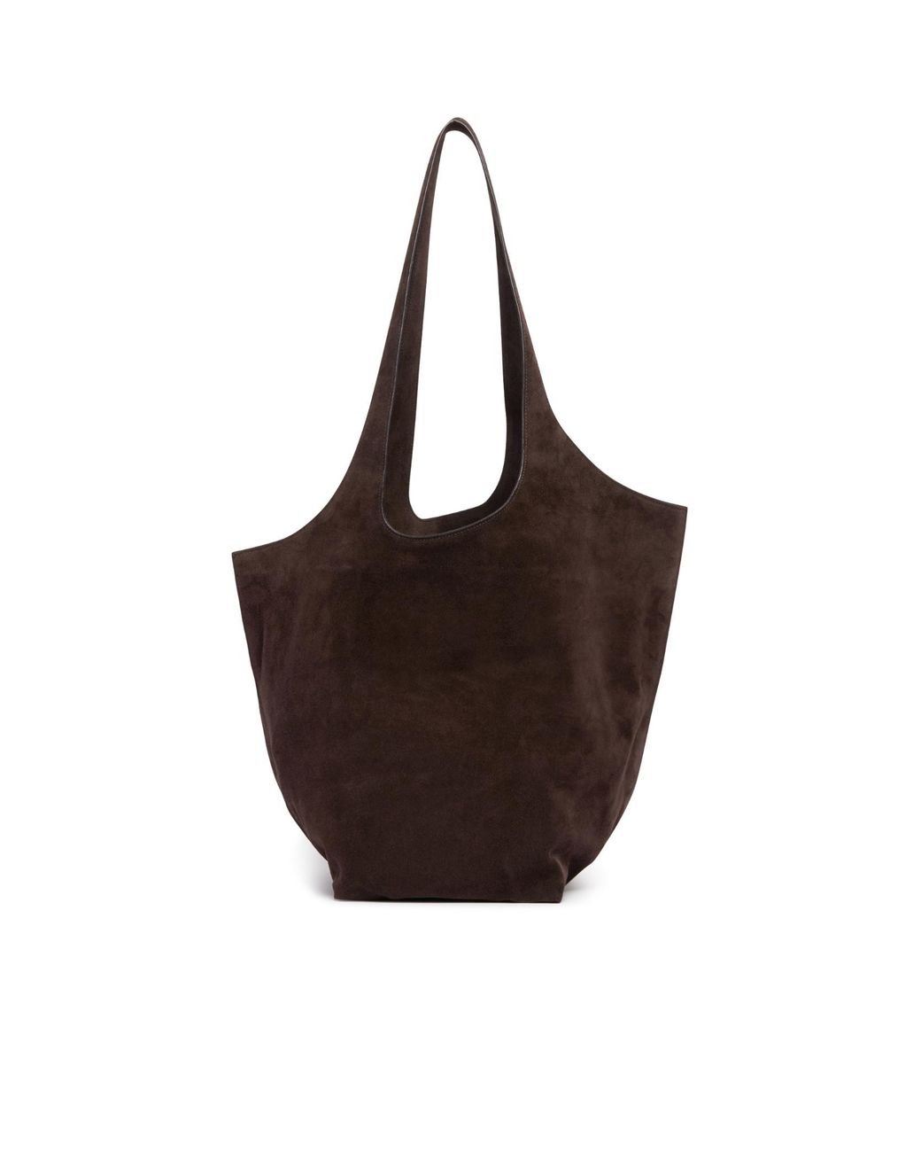 The Attico Brown The La Scoop Shoulder Bag