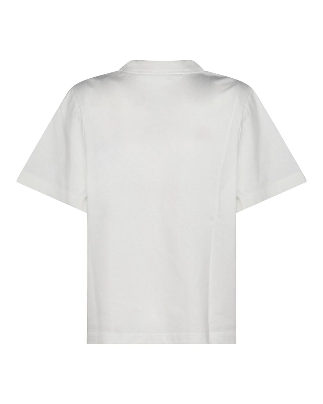 Bottega Veneta White Short-Sleeved Crewneck T-Shirt