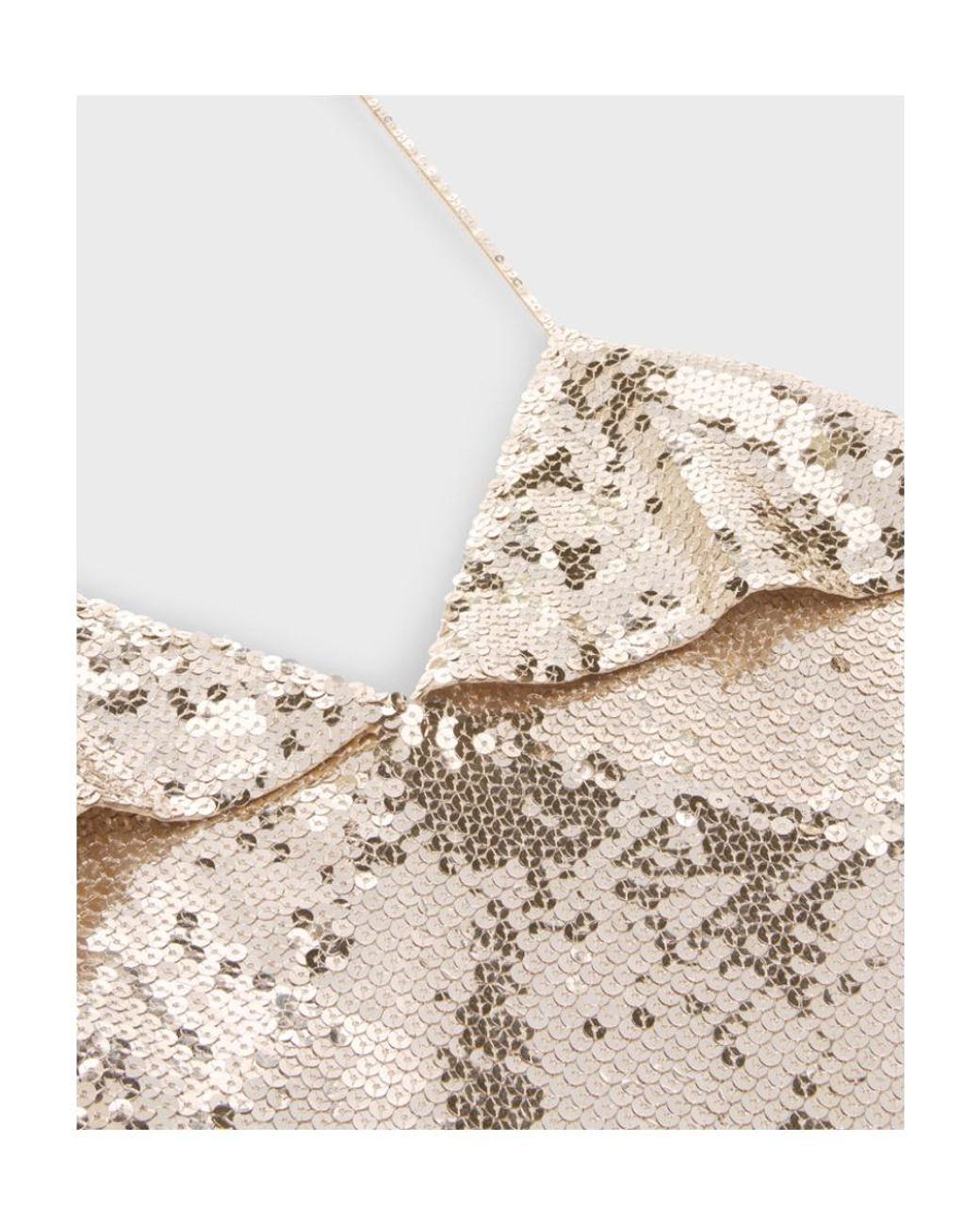 Céline Natural Embroidered Mini Dress