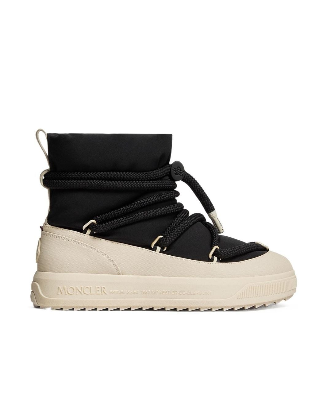 Moncler Black Altive Mid Snow Boots for men