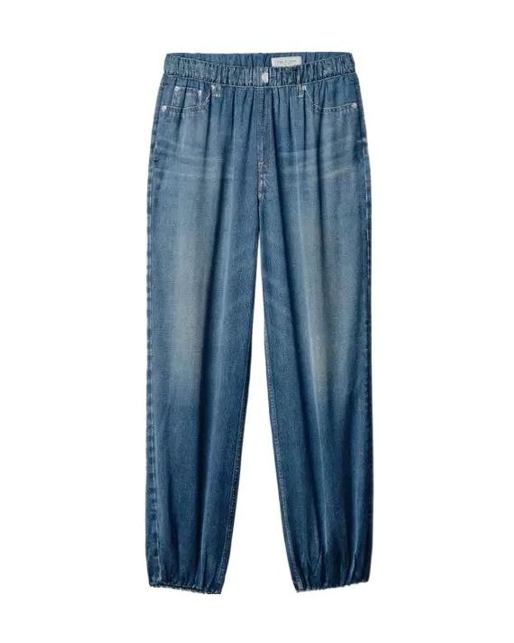 Rag & Bone Blue Miramar Satin Bubble Pants