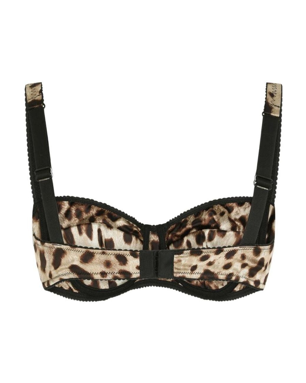 Leopard Ba Dolce & Gabbana Leopard Print Bra in Brown | Lyst