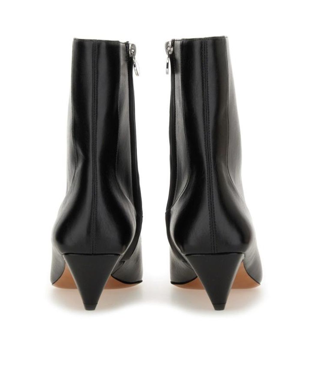Stella McCartney Black Pointed Toe Zipped Boots