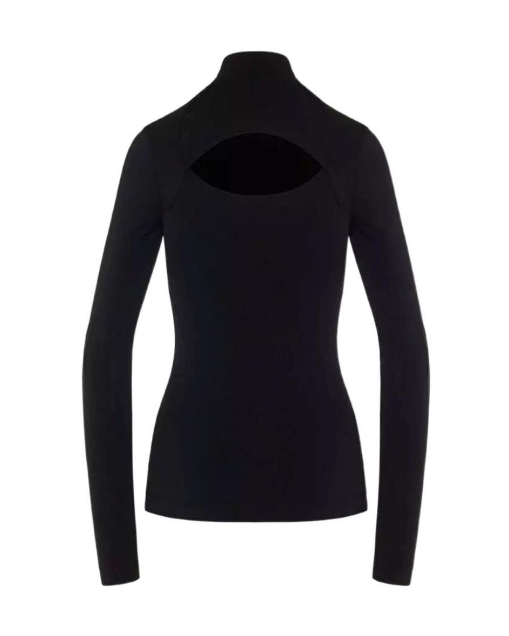 Givenchy Black Digged And Cut Stretch Knitted Pullover