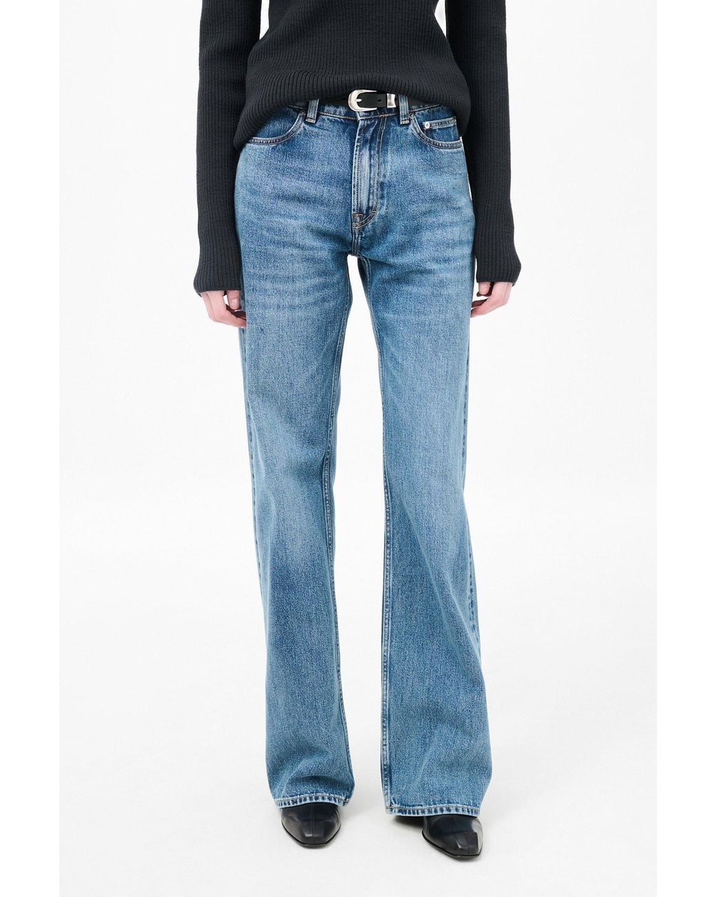 Our Legacy Blue Wata Cut Straight Jeans