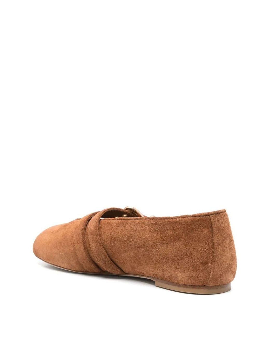 Stuart Weitzman Brown Maven Mary Jane