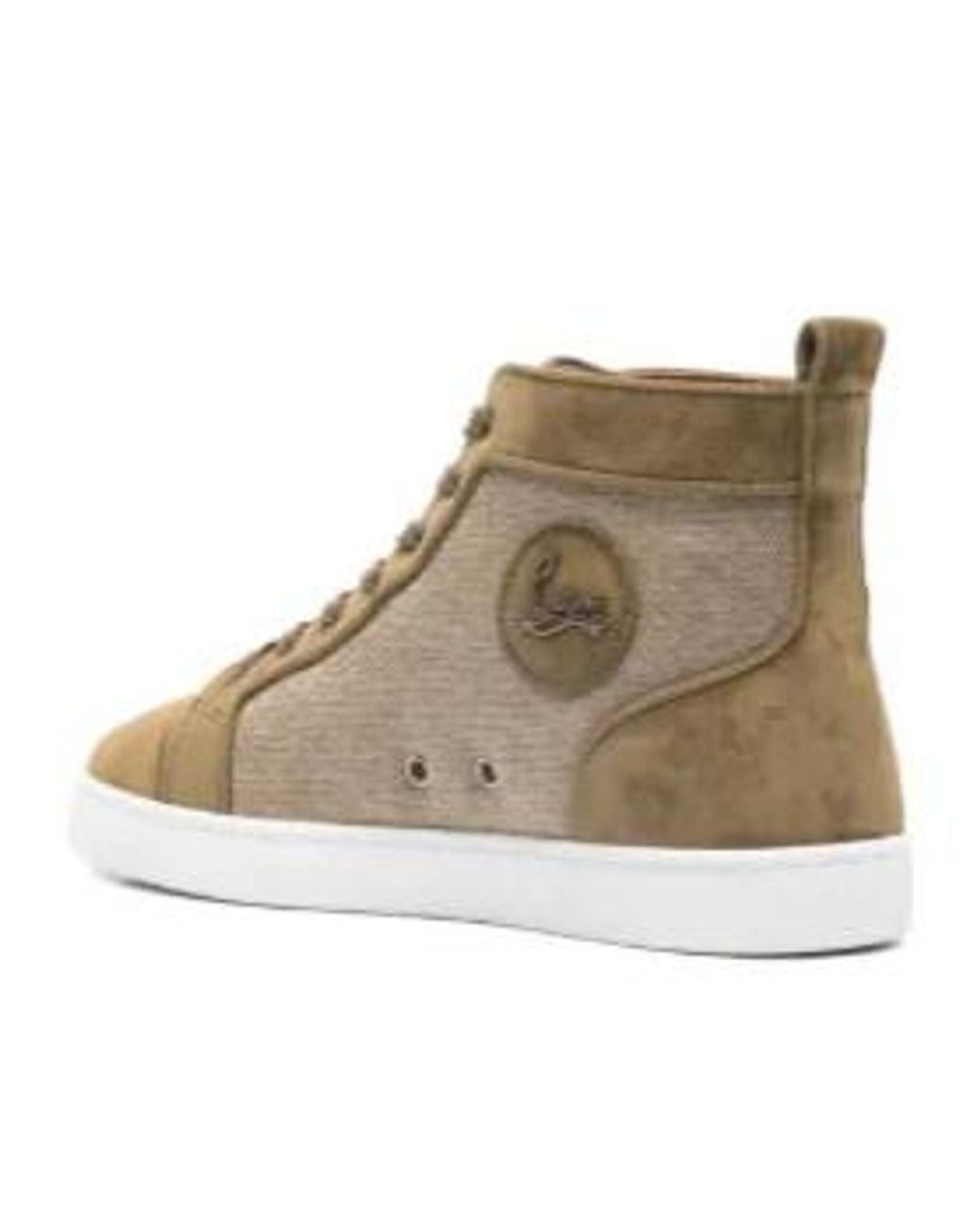 Christian Louboutin Natural High-Top Louis Sneaker for men