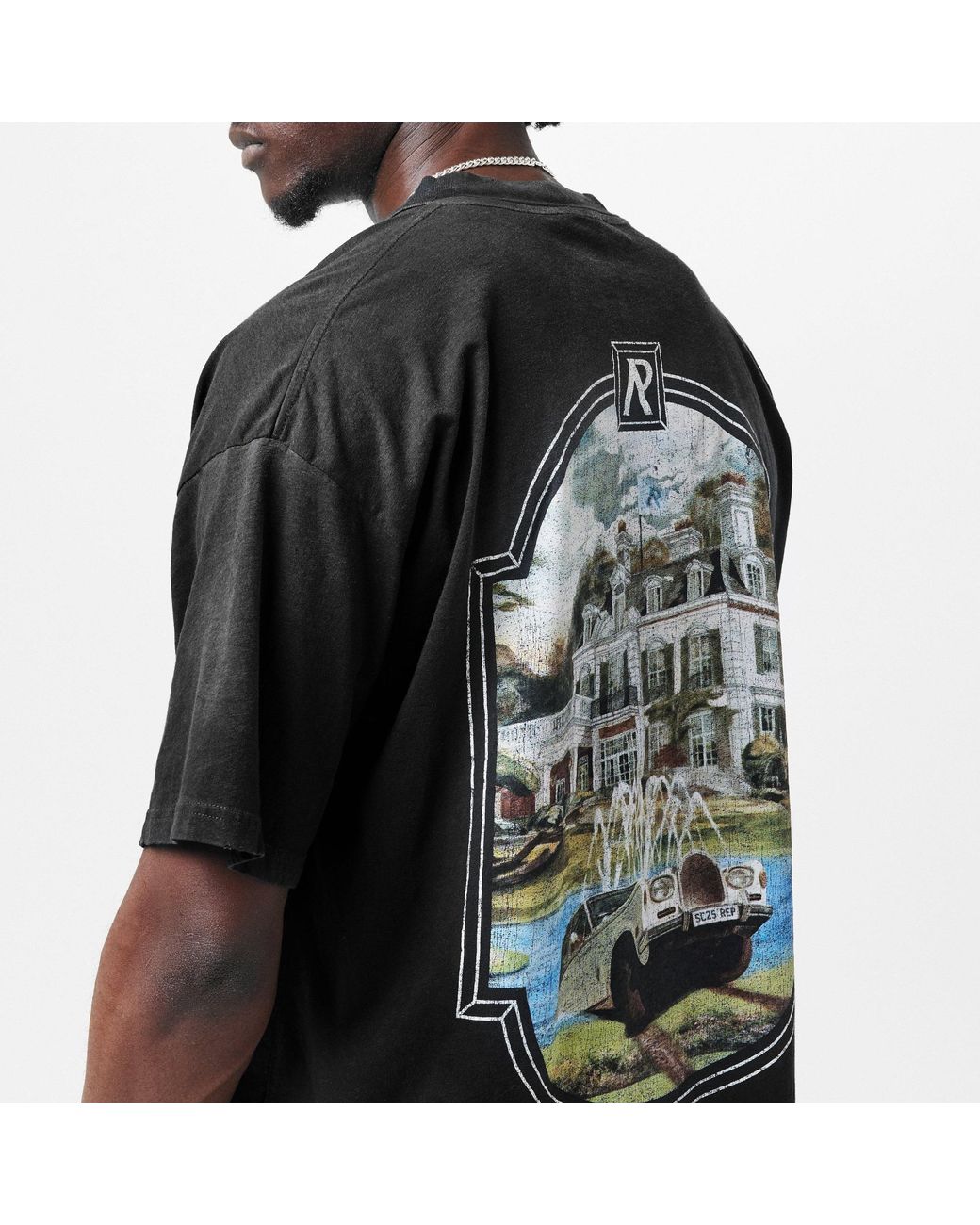 Represent Black Jersey T-Shirt for men
