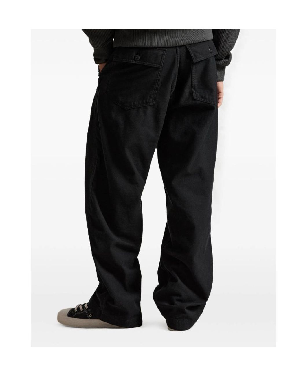 Polo Ralph Lauren Black Patch-Pocket Trousers for men