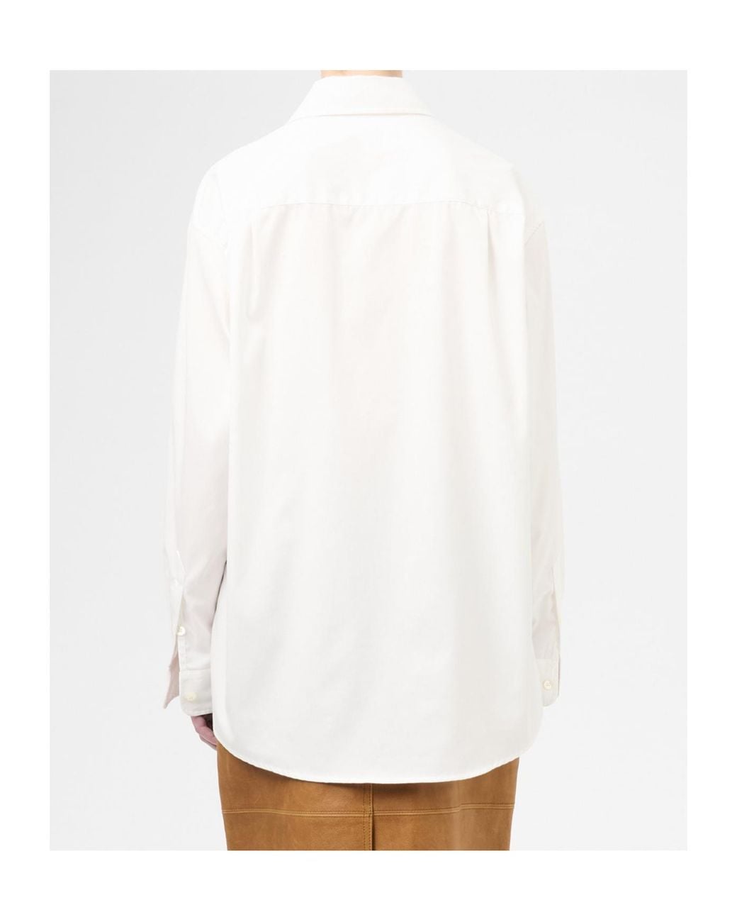 Our Legacy White Favourite Curved Hem Shirt