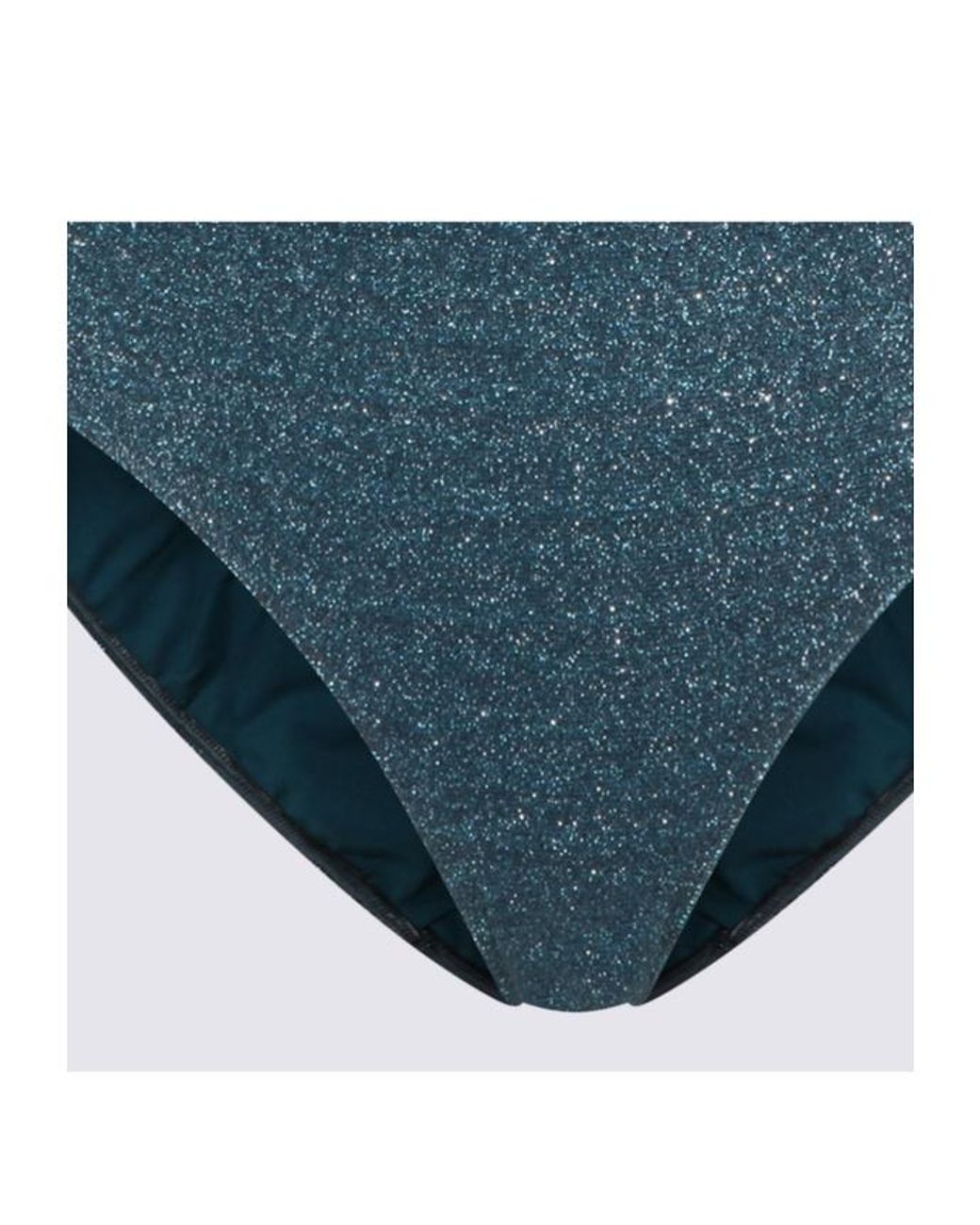 Oseree Blue Lumière Metallic Swimsuit