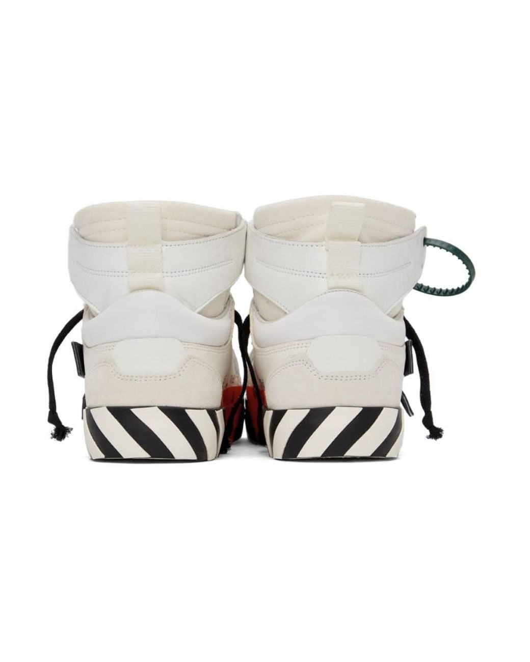 Off-White c/o Virgil Abloh White High Top Vulcanized Sneakers for men