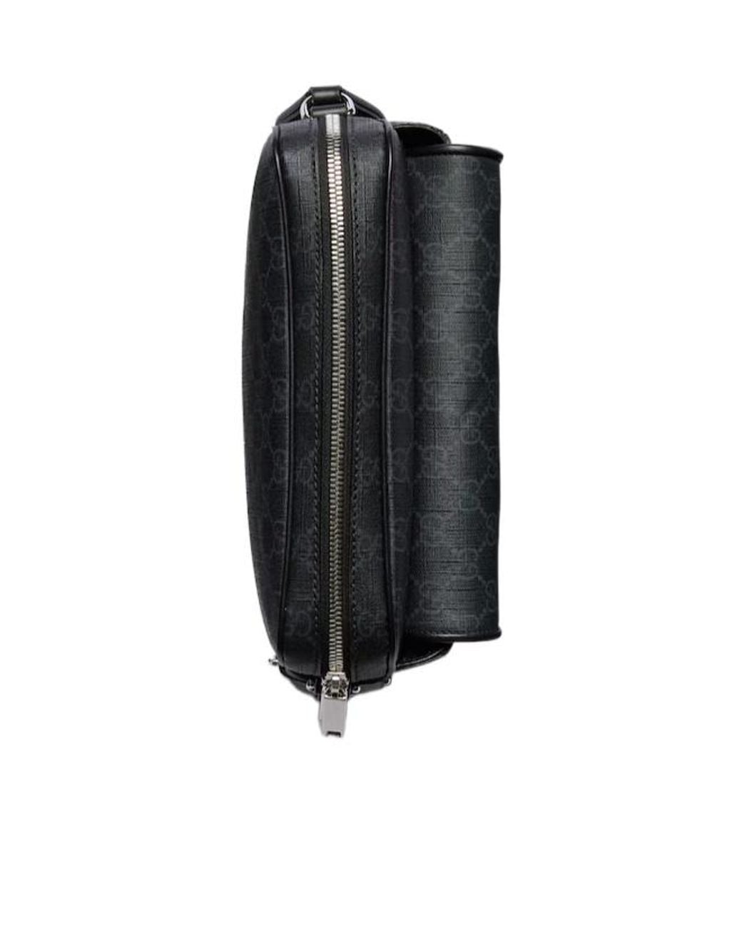 Gucci Black Small Gg Crossbody Bag for men