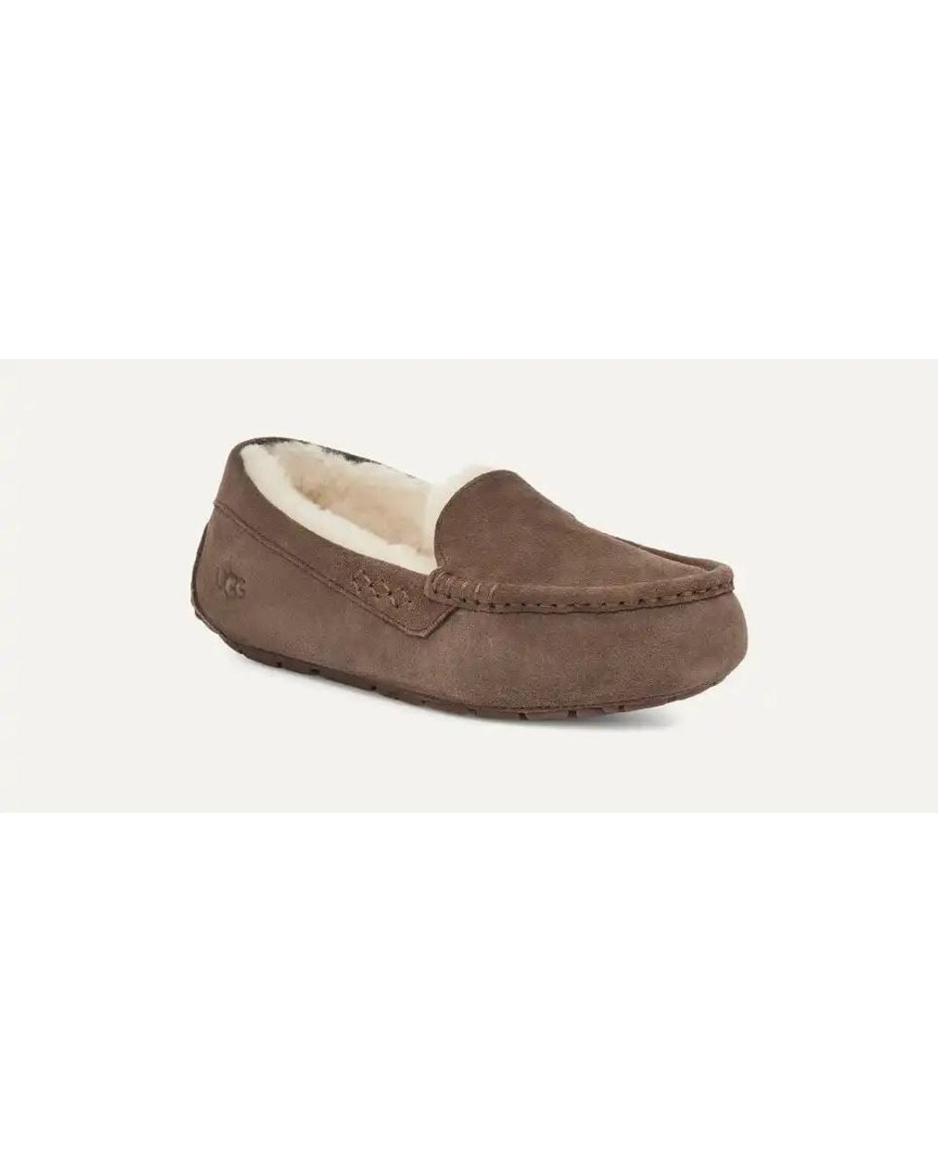 Ugg Brown Round-Head Flat Shoes