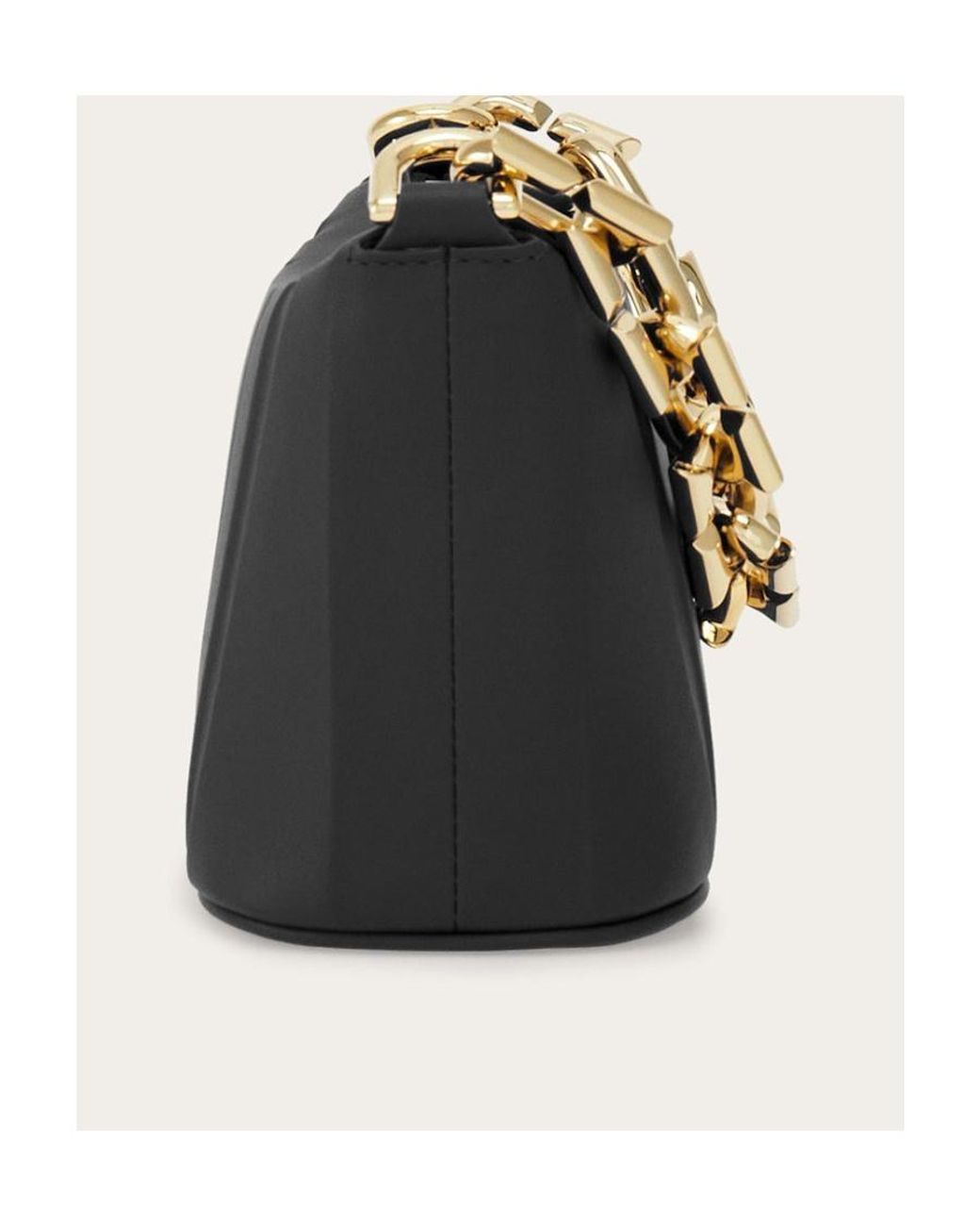 Ferragamo Black Logo Handbag