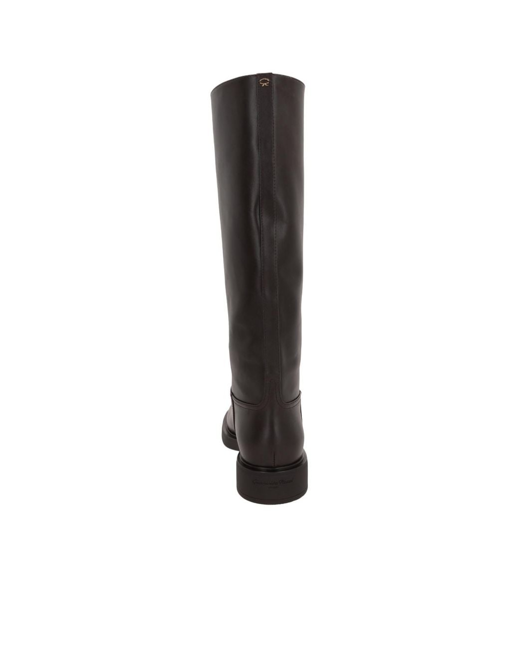 Gianvito Rossi Black Moka Round Toe Boots