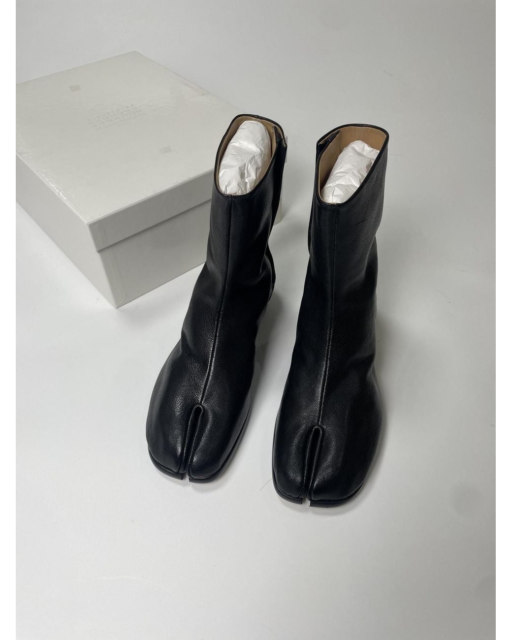MM6 by Maison Margiela Black Boots for men