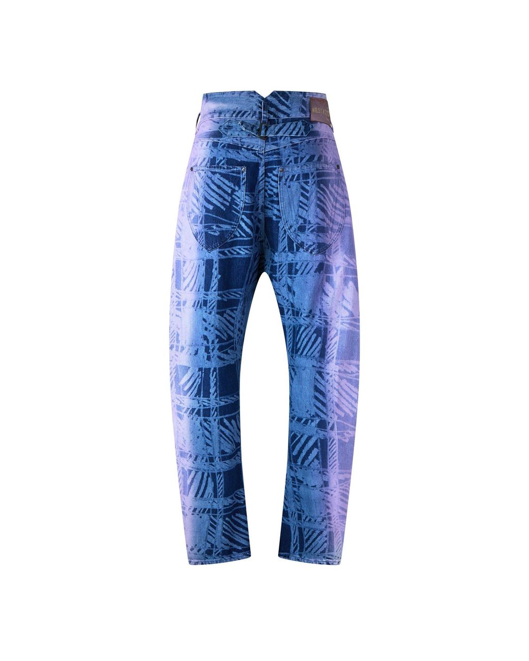 Vivienne Westwood Blue High-Waisted Straight Leg Denim Pants for men