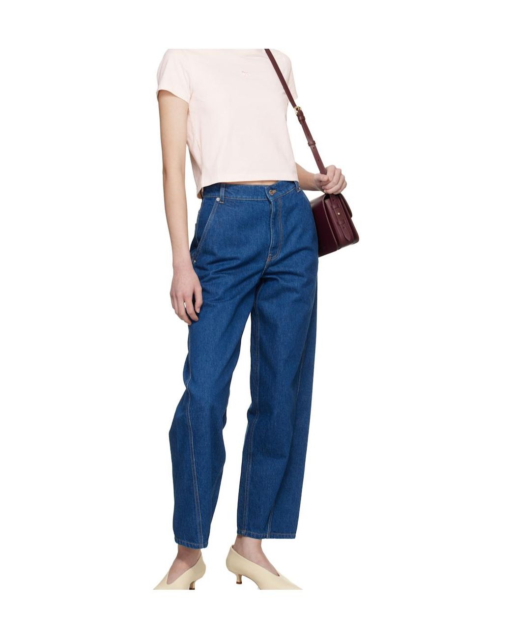 Maison Kitsuné Purple Maison Kitsuné Edie Small Crossbody Bag for men