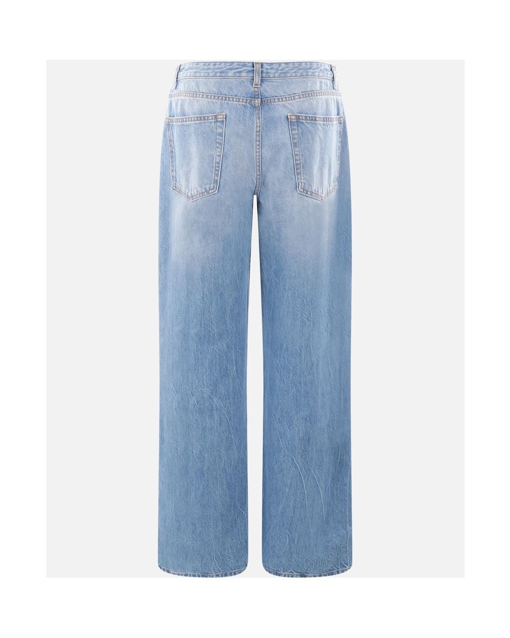 The Row Blue Wide Leg Jeans