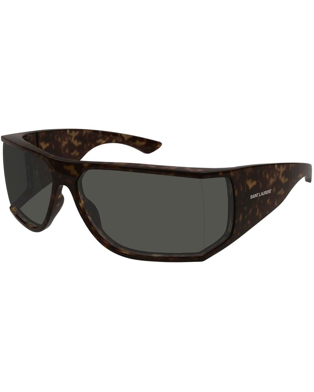 Saint Laurent Black Eyewear Mask-Frame Sunglasses for men