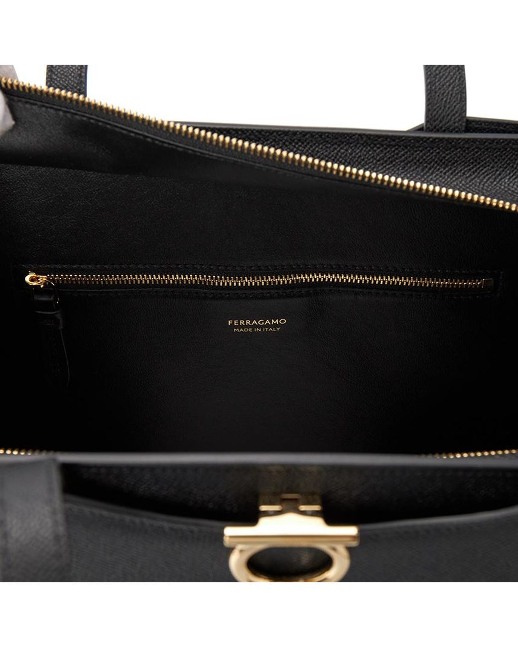 Ferragamo Black Gemini Shoulder Bag