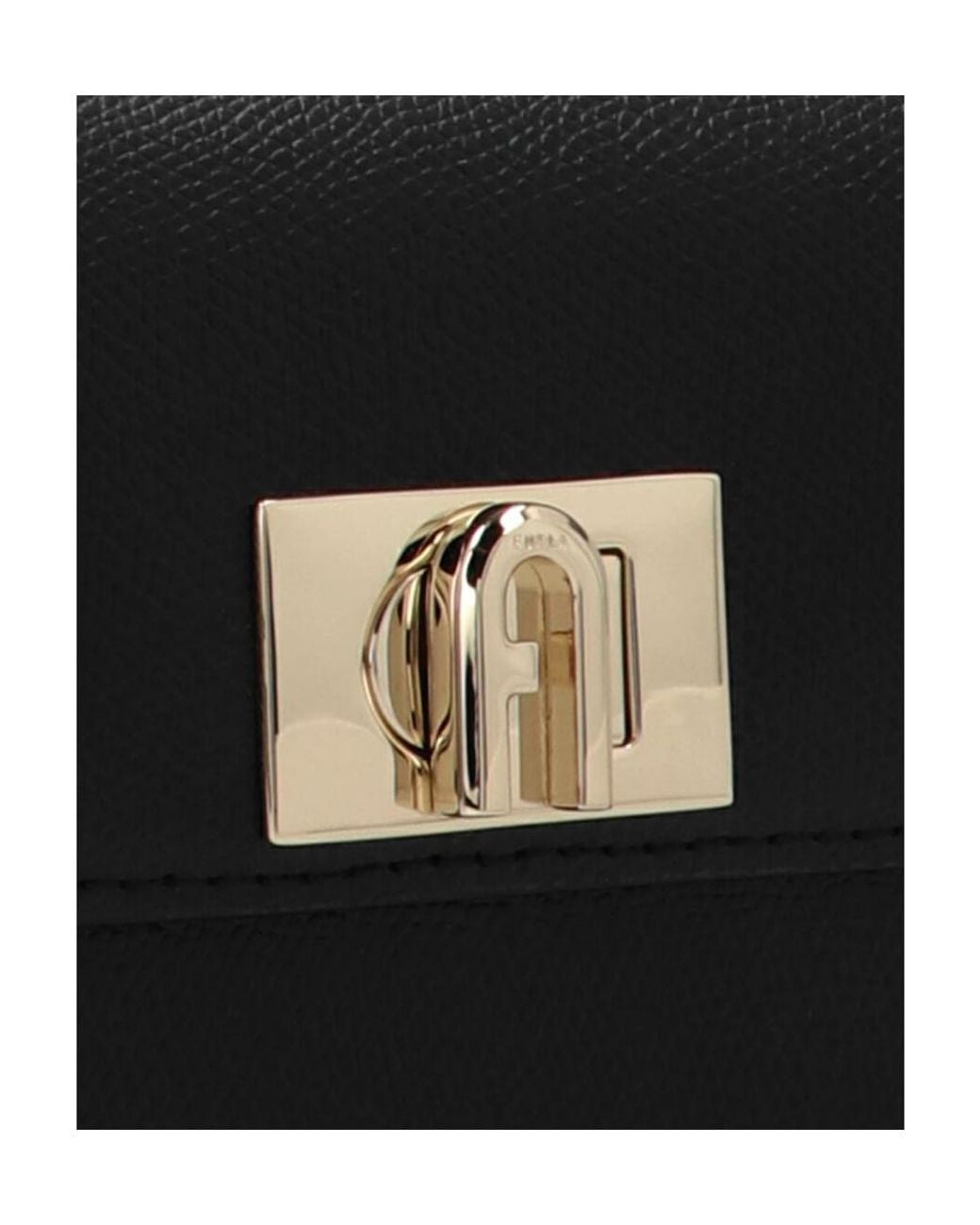 Furla Black 1927 Soft Mini Crossbody Bag