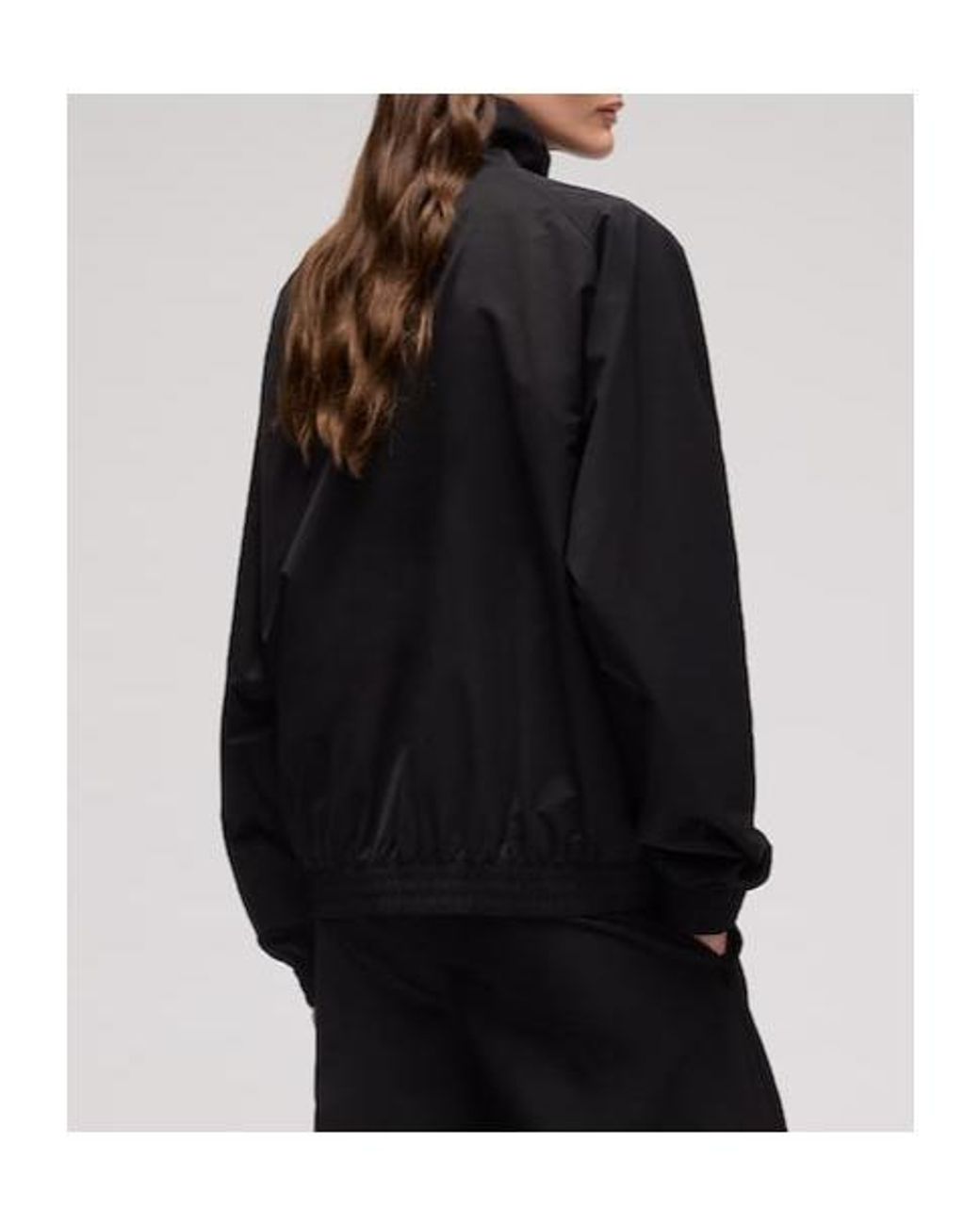 Gucci Black Soft Technical Twill Zip Jacket