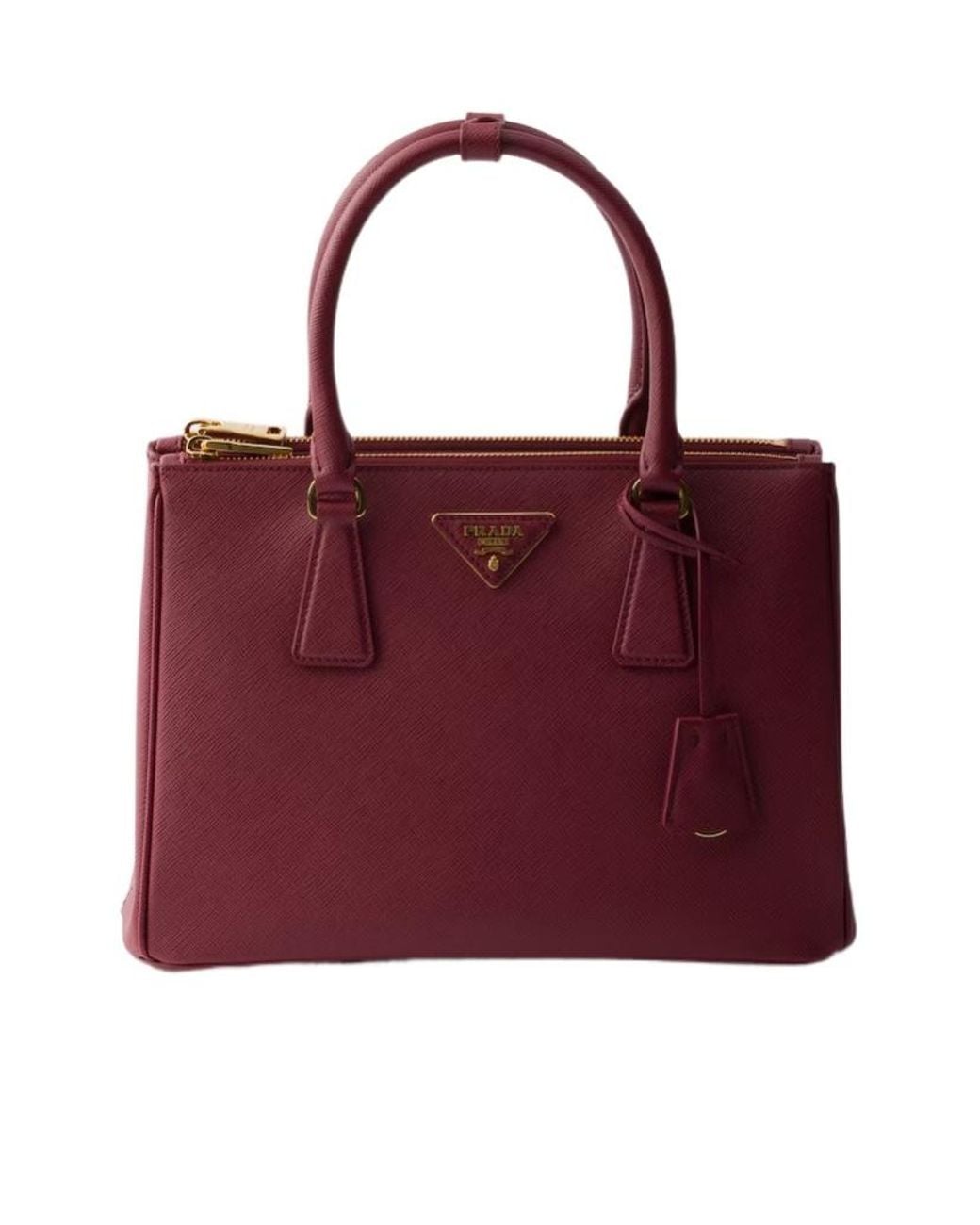 Prada Red Galleria Medium Saffiano Leather Bag