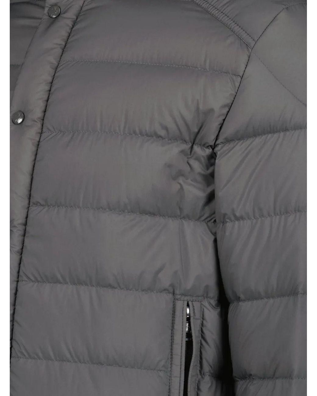 Moncler Gray Selves Short Padded Jacket for men