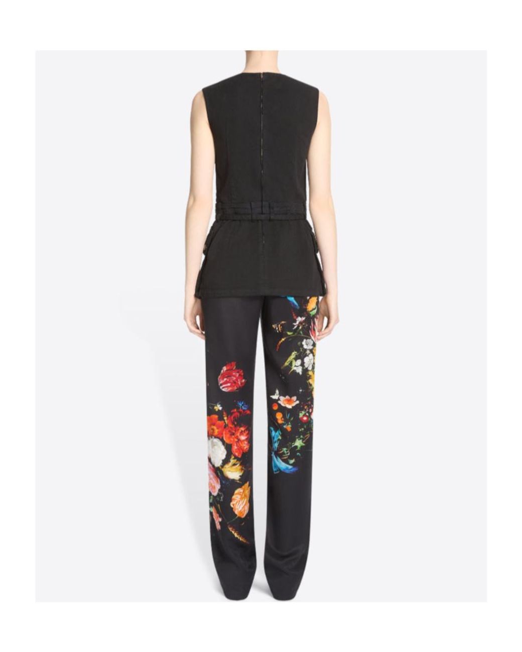 Dries Van Noten Black Overdyed Utility Top