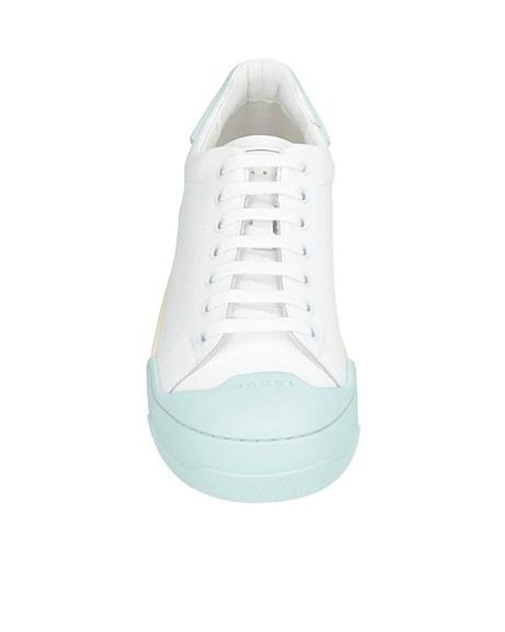Marni White Plain Colour Trainers