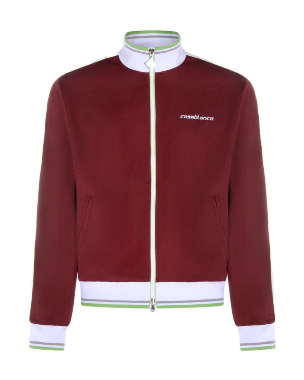 Casablanca Logo-Embroidered Zipped Sweatshirt for men