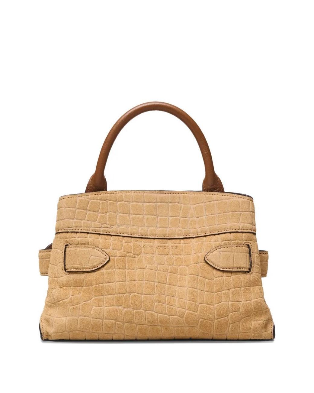 Marc Jacobs Metallic Embossed Dakota Small Satchel Bag