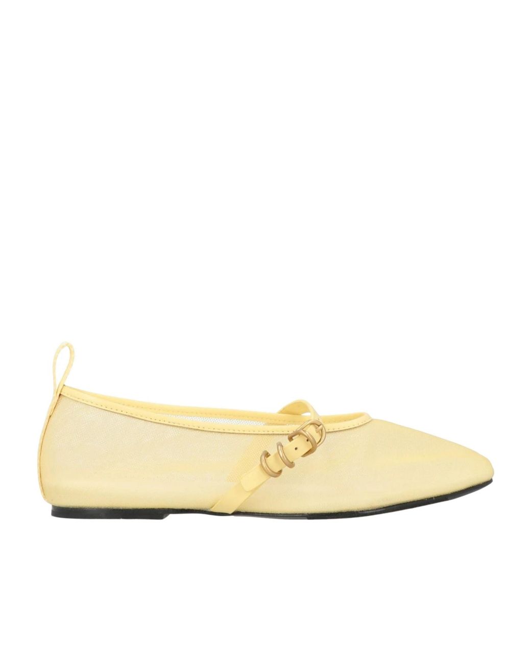 Rag & Bone Natural Ballet Flats Textile Fibers, Leather