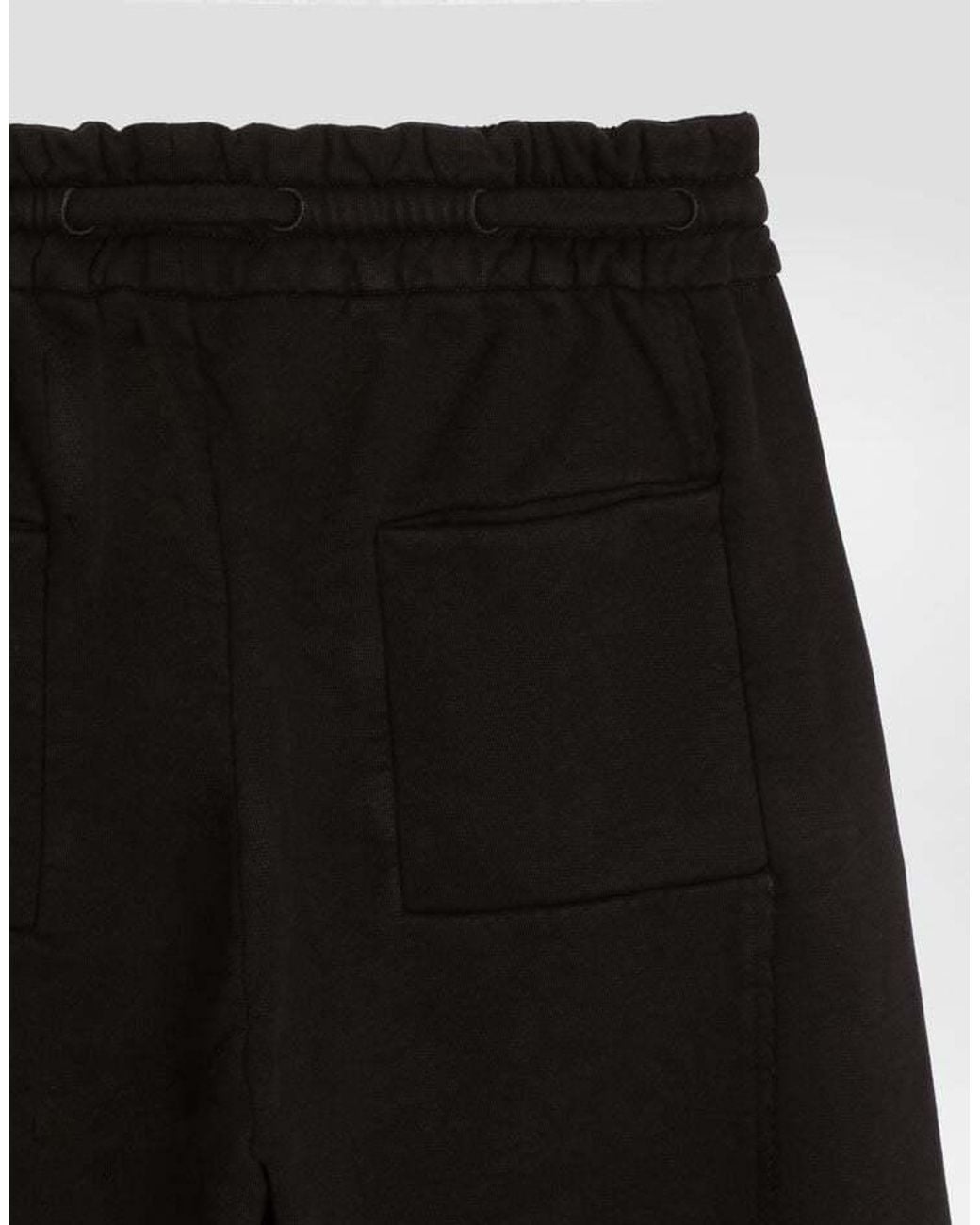 Dolce & Gabbana Black Drawstring Jogging Pants for men