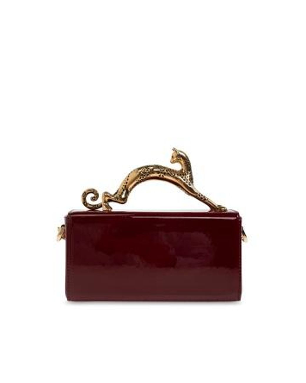 Lanvin Purple Pencil Cat Nano Shoulder Bag