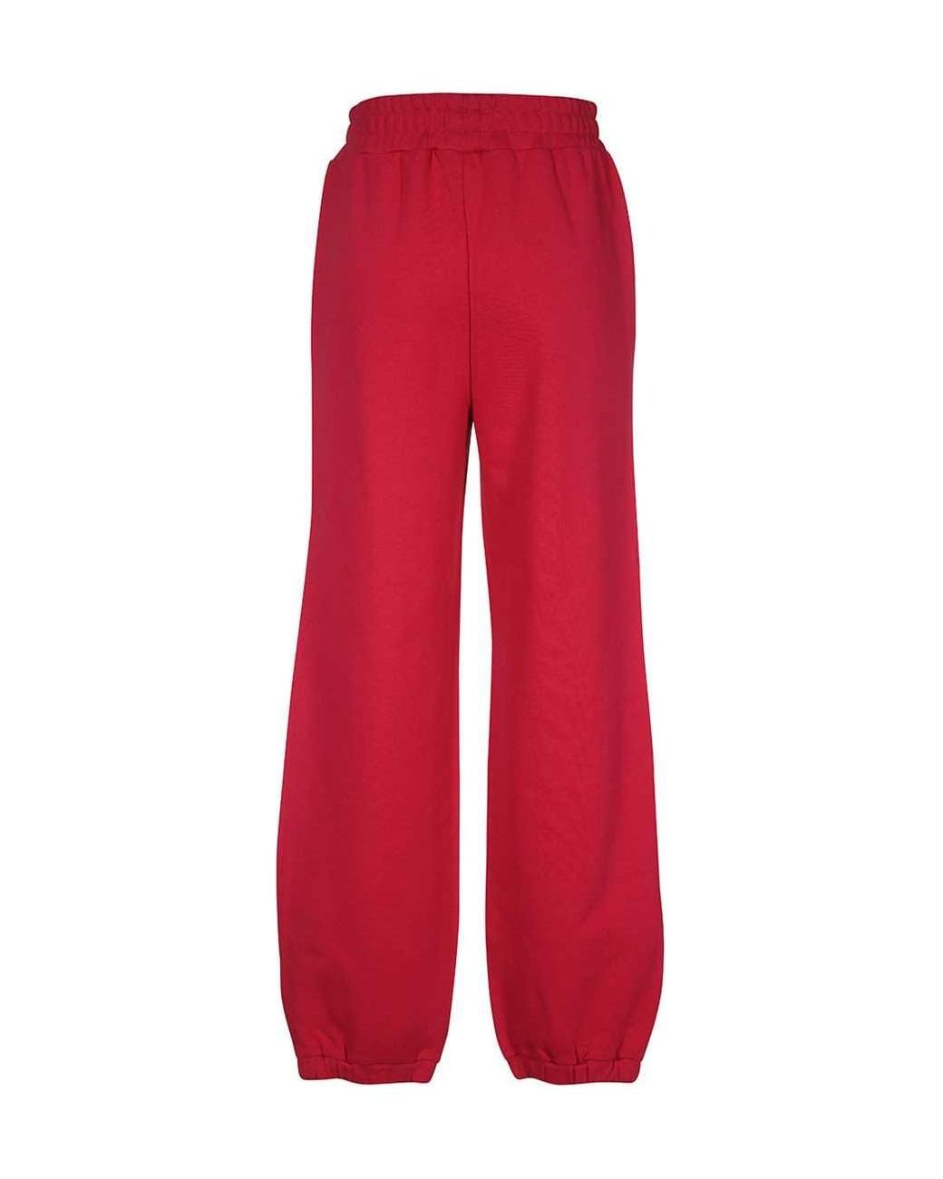 Versace Jeans Red Couture Elasticated Waistband Trackpants