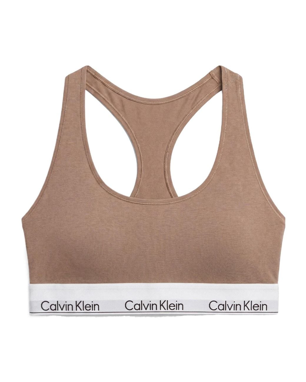 Calvin Klein Brown Racerback Wireless Bralette