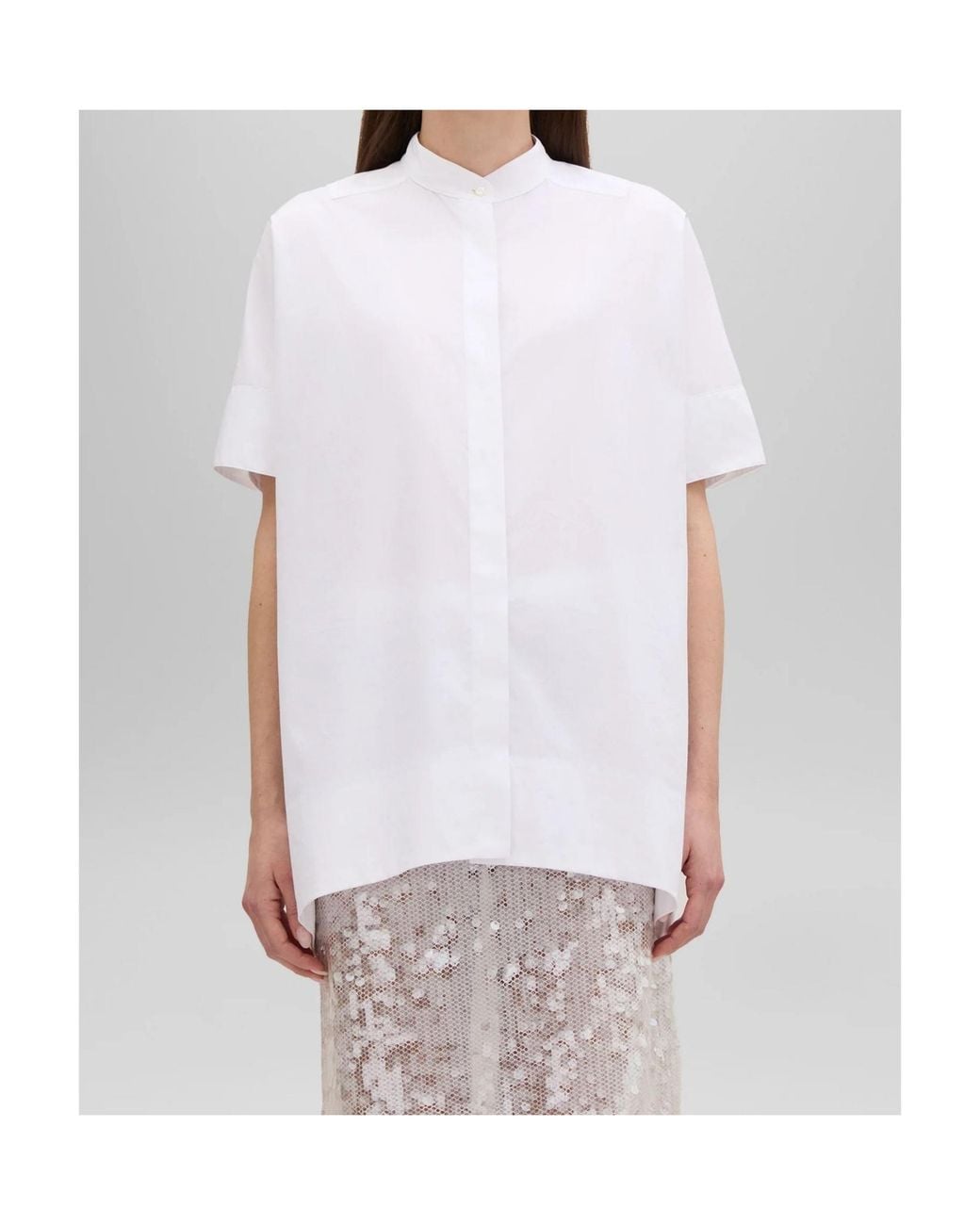 Aspesi White Long-Sleeved Shirt
