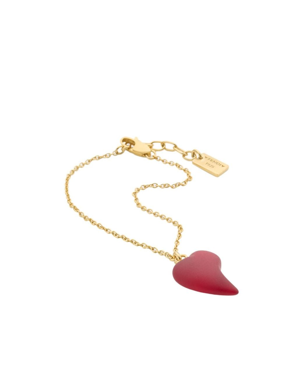 Fendi White Heartbeat Bracelet