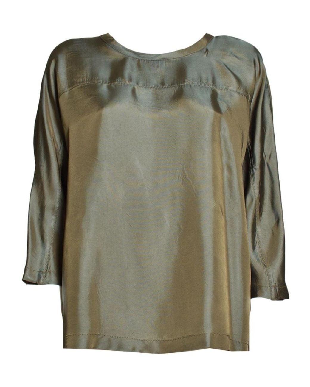 Aspesi Green Crewneck Top
