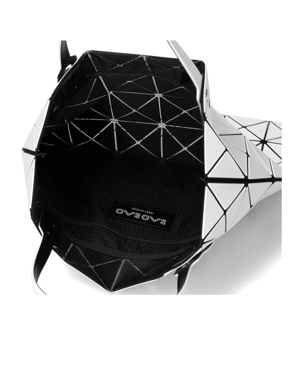 Issey Miyake White Track Tote Bag