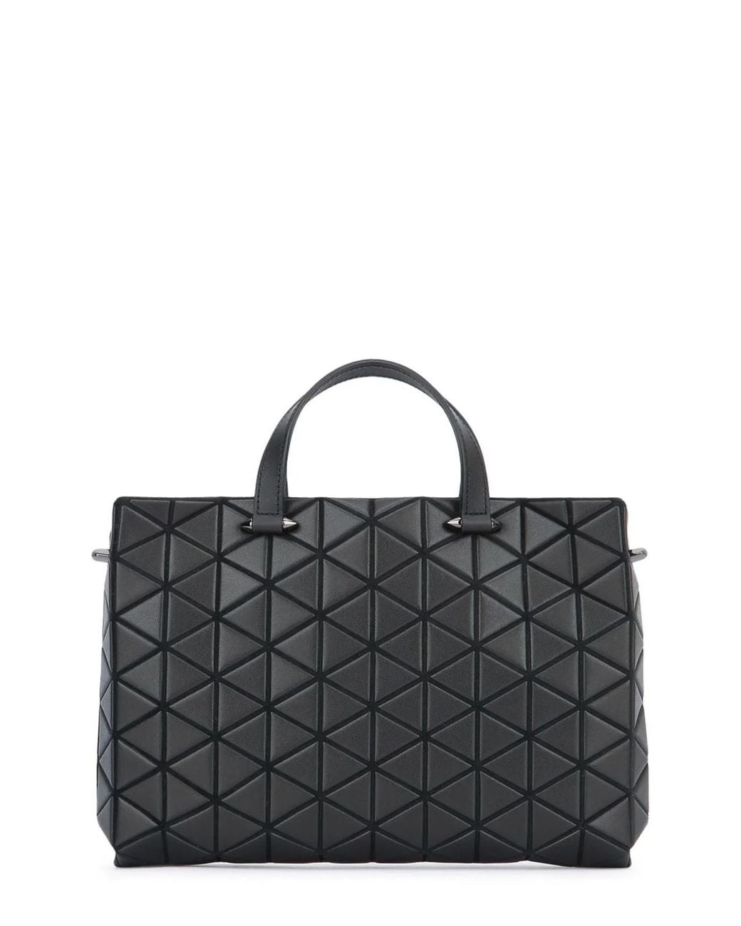 Issey Miyake Black Tonneau Matte Tote Bag