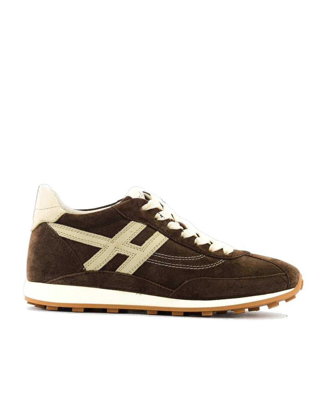 Hogan Multicolor Logo-Patch Suede Sneakers